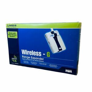 #4201 LINKSYS Wireless-G wifi range expander extender NIB